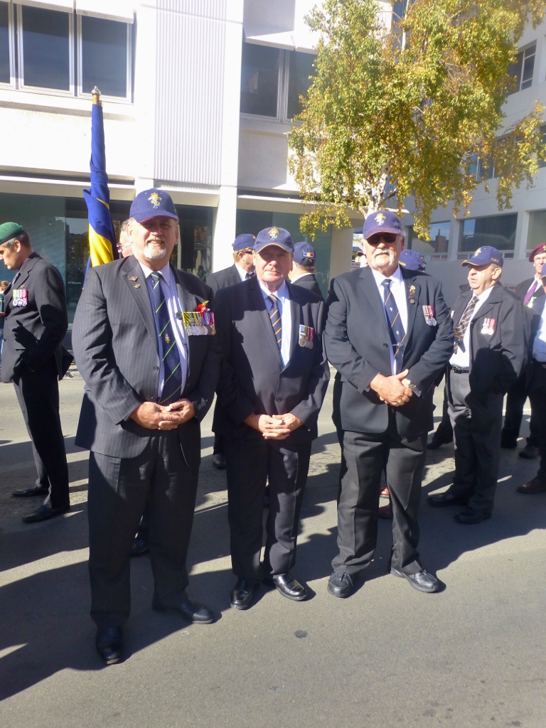 ANZAC Day 2014 Dave, Rolly and Mick